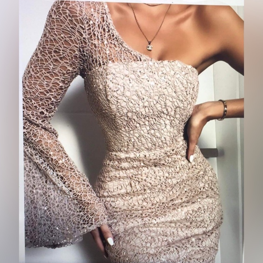 Champagne B2BC New Years Eve Dress